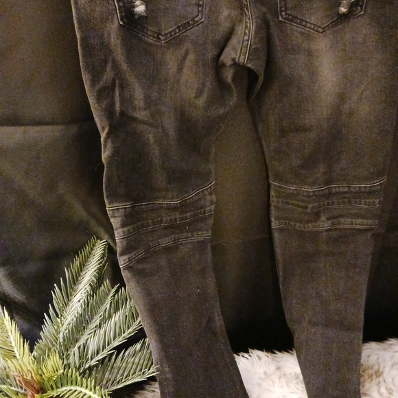 Men's 8ighth/Dstrkt slim moto jeans sz 34x32 - Picture 8 of 13